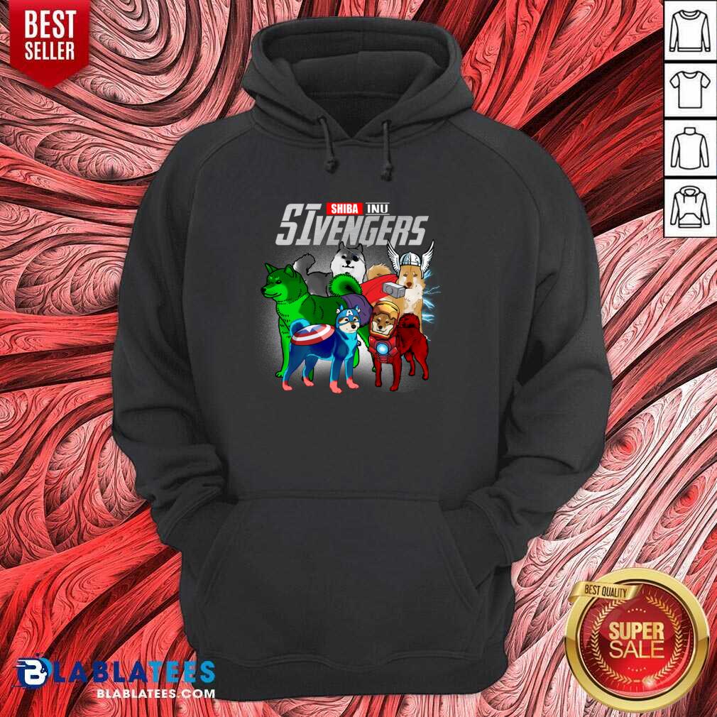 Awesome Shiba Inu Marvel Avengers SIvengers Shirt - Image 5