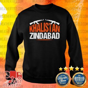 Alternative view of Awesome Sikh Khalistan Zindabad Singh Punjabi Shirt