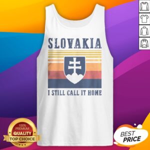 Alternative view of Awesome Slovakia I Still Call It Home Vintage Retro Shirt