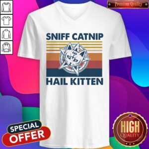 Alternative view of Awesome Sniff Catnip Hail Kitten Vintage Shirt