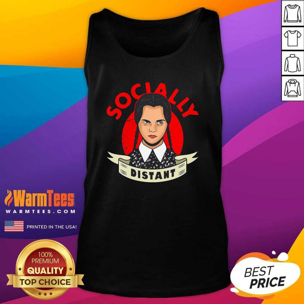 Awesome Socially Distant Girl Shirt - Image 4