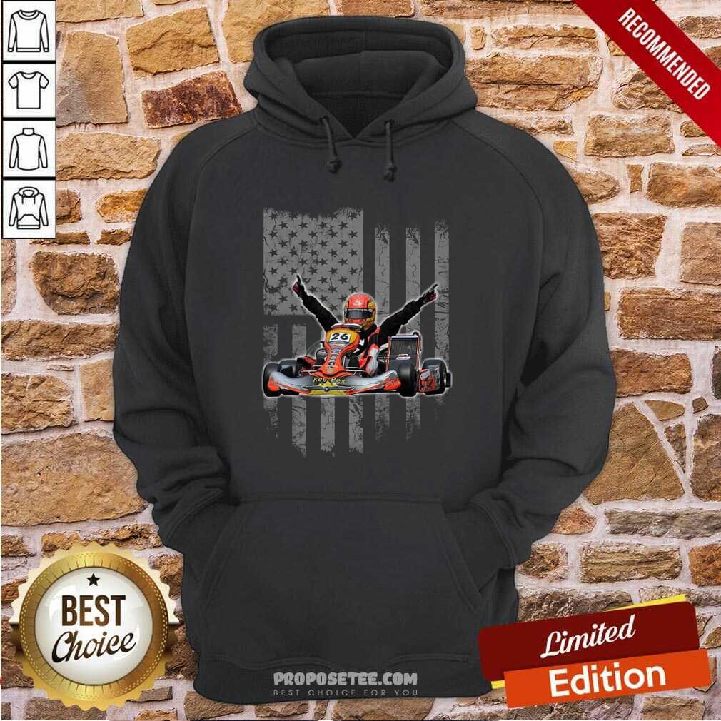 Awesome Sports Car Racing American Flag Shirt - Image 5
