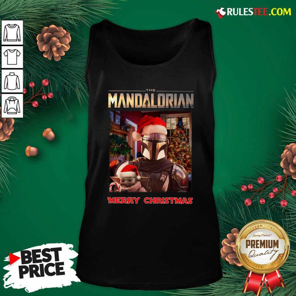 Awesome Star Wars The Mandalorian And Baby Yoda Merry Christmas Shirt - Image 4