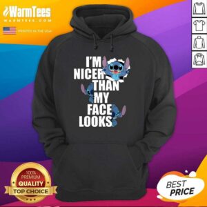 Alternative view of Awesome Stitch I’m Nicer Than My Face Looks Shirt