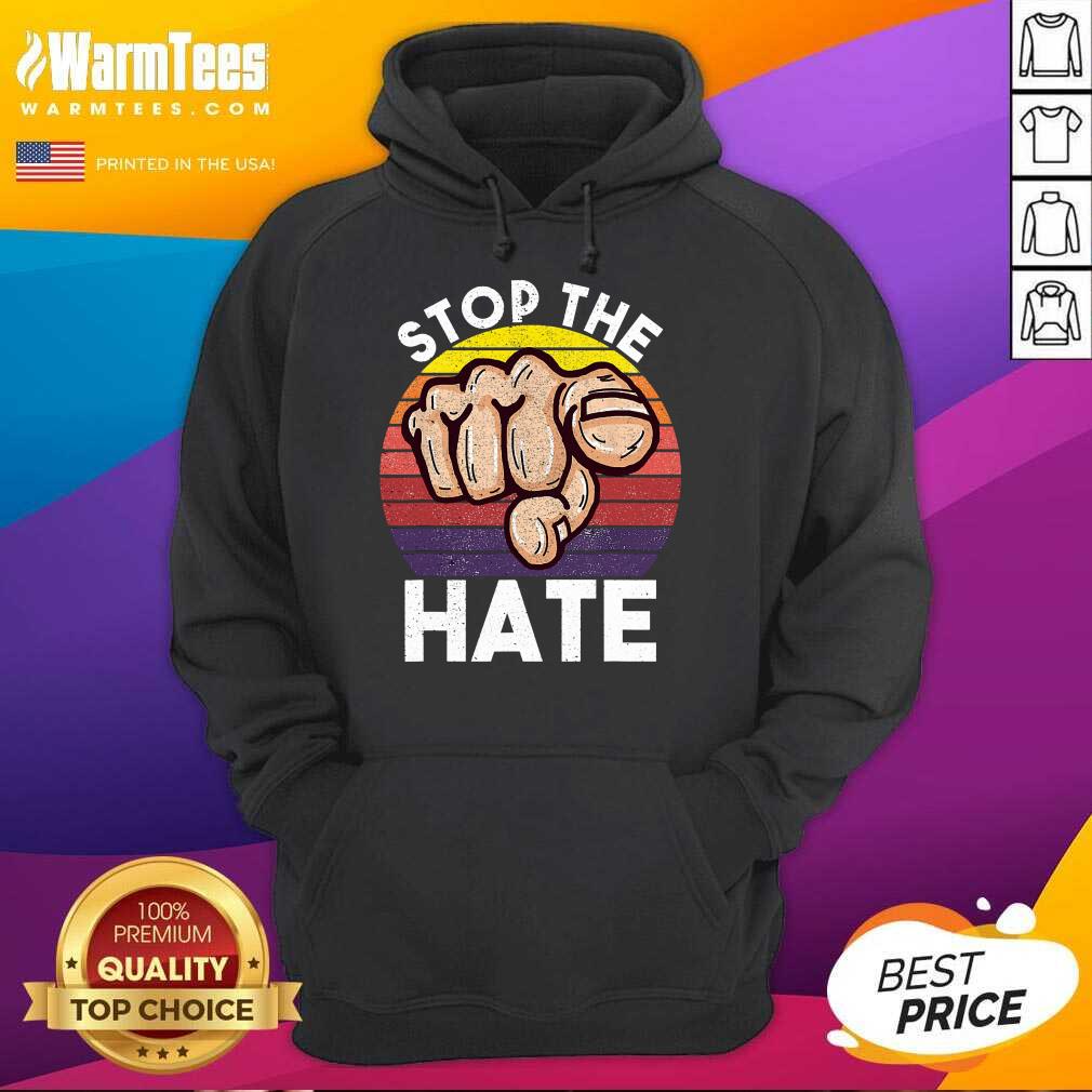 Awesome Stop Asian Hate Hand Vintage Shirt - Image 4