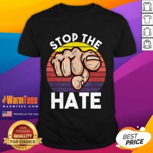 Awesome Stop Asian Hate Hand Vintage Shirt