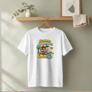 Alternative view of Awesome Summer Bank Holiday Pixel Chillout Shirt