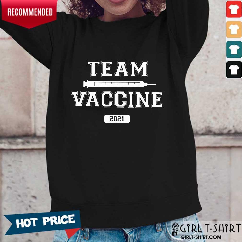 Awesome Team Vaccine 2021 Shirt - Image 2