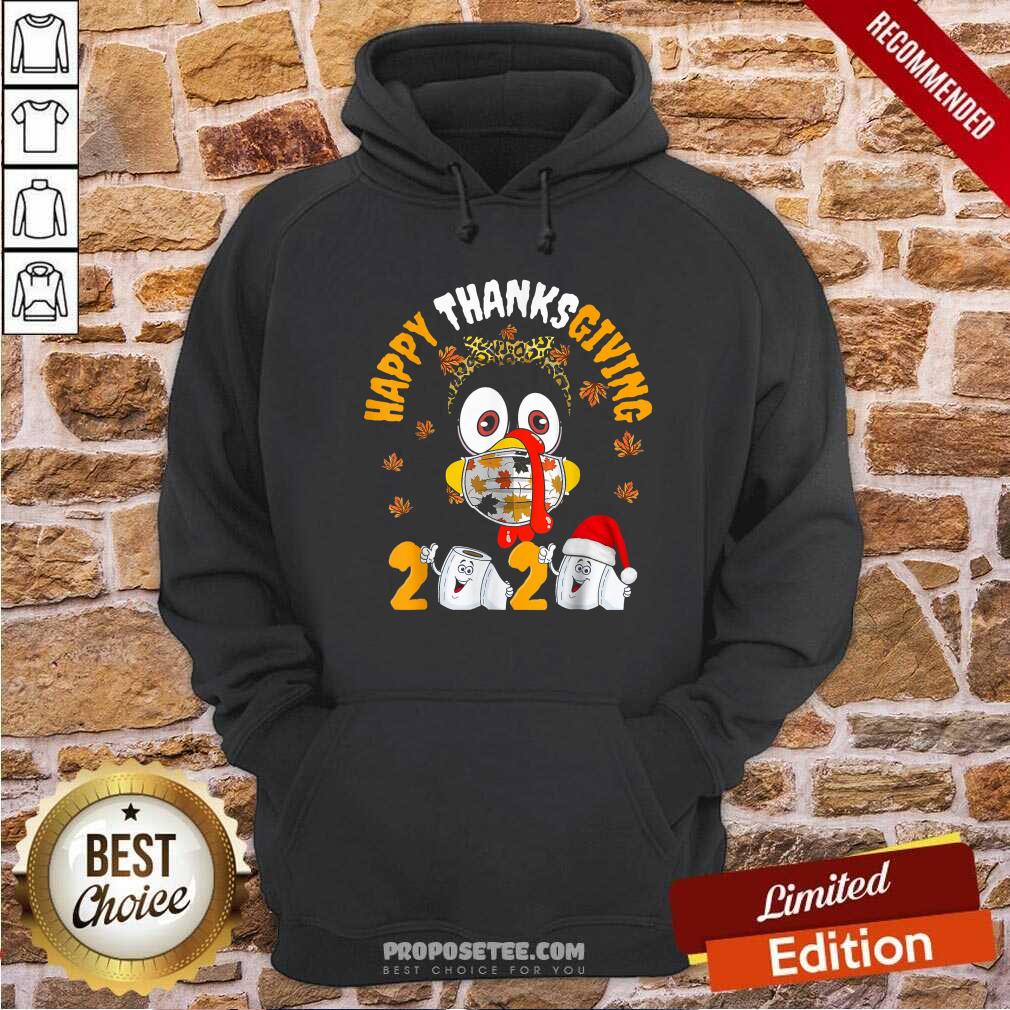 Awesome Thanksgiving 2020 Toilet Paper Turkey Face Mask Quarantine Shirt - Image 2