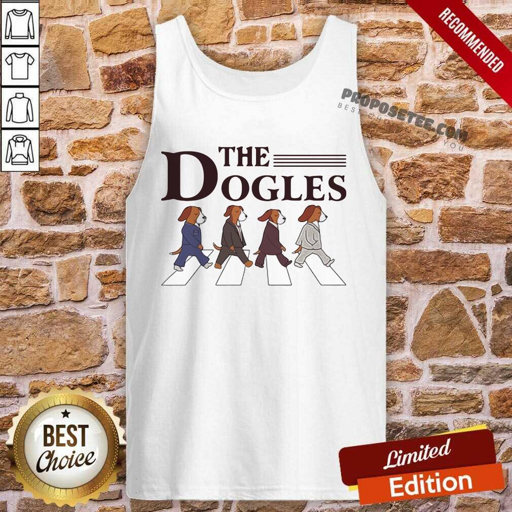 Awesome The Dogles Abbey Road Shirt - Image 3