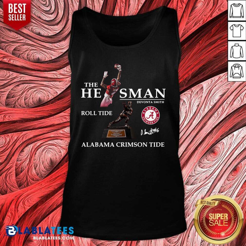 Awesome The He Man Devonta Smith Roll Tide Alabama Crimson Tide Signature Shirt - Image 3