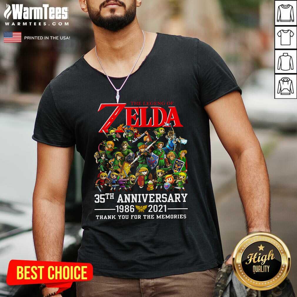 Awesome The Legend Of Zelda 35th Anniversary 1986 2021 Thank You For The Memories Shirt - Image 5