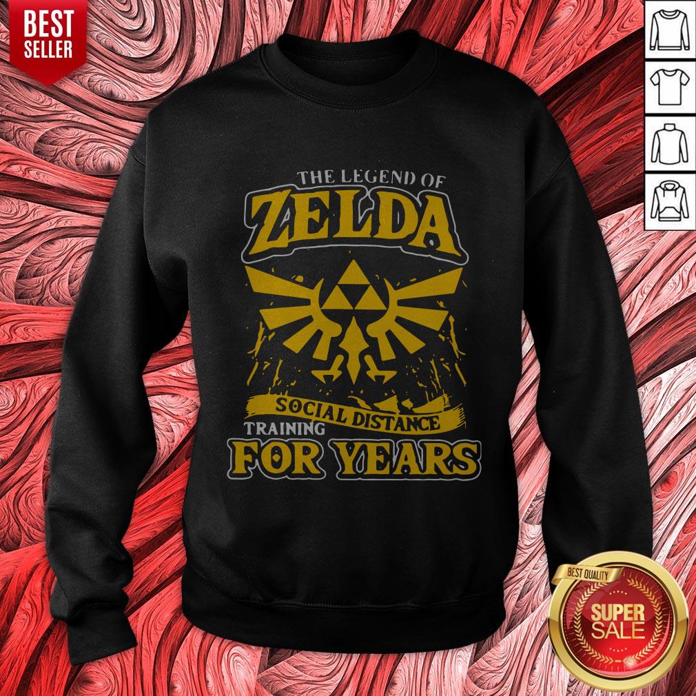 Awesome The Legend Of Zelda Social Distance Training For Years Shirt - Image 2
