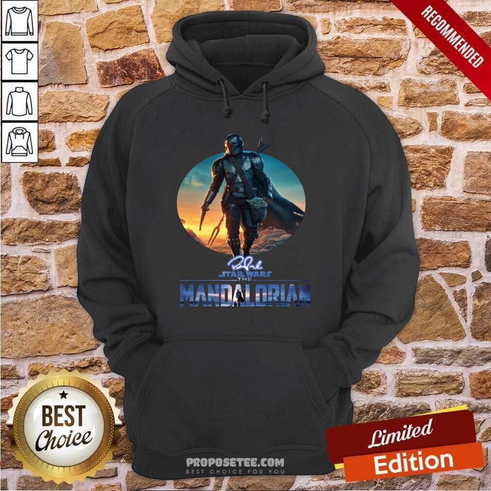 Awesome The Mandalorian Star Wars Signature Sunset Shirt - Image 5