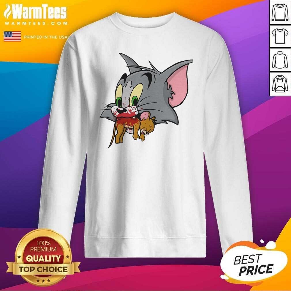 Awesome Tom Finally Catches Jerry Shirt - Image 3