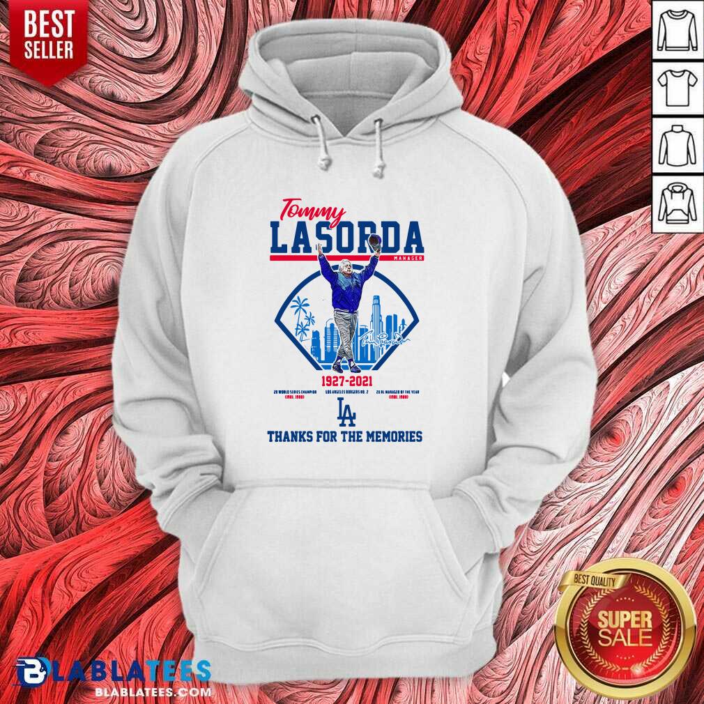 Awesome Tommy Lasorda Manager 1927 2021 Thanks For The Memories Shirt - Image 5