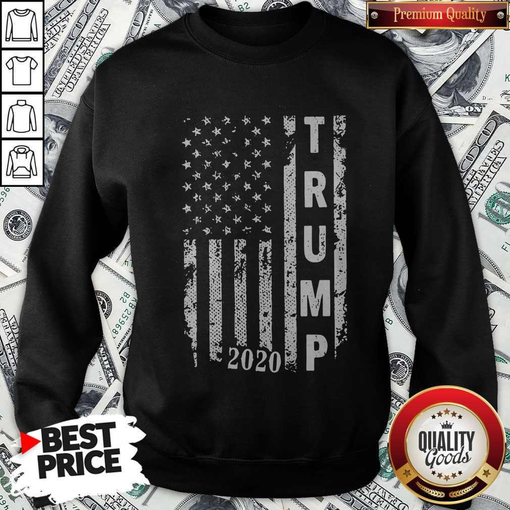 Awesome Trump 2020 Flag Shirt - Image 5