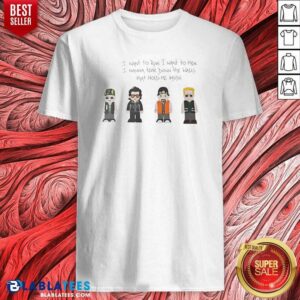 Awesome U2 Band Cartoon I Want To Run I Want To Hide I Wanna Tear Down The Walls Shirt
