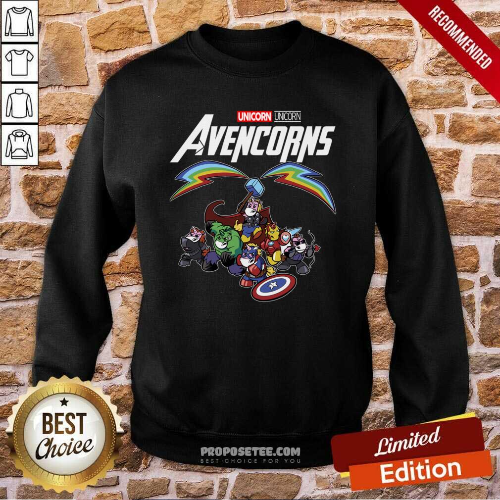 Awesome Unicorn Marvel Avengers Avencorns Shirt - Image 4