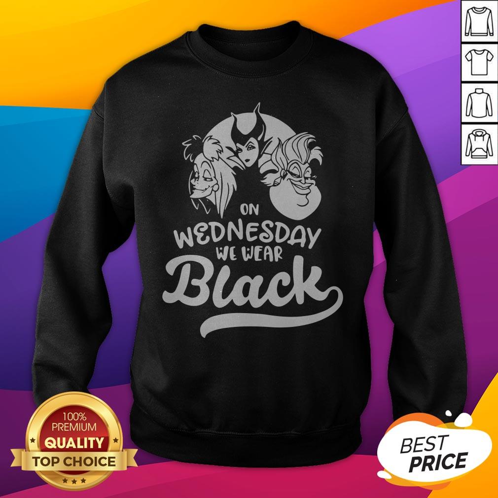 Awesome Villains Disney On Wednesday We Wear Black Shirt - Image 2
