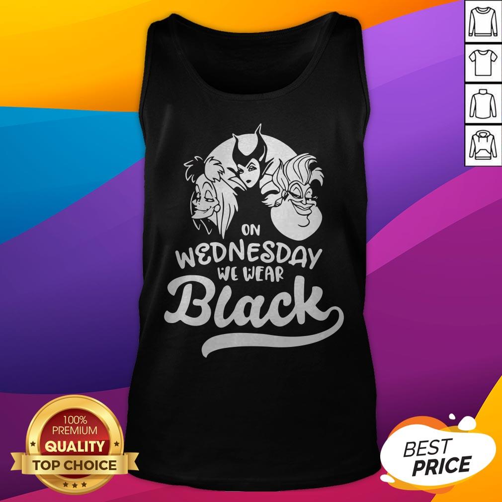Awesome Villains Disney On Wednesday We Wear Black Shirt - Image 5