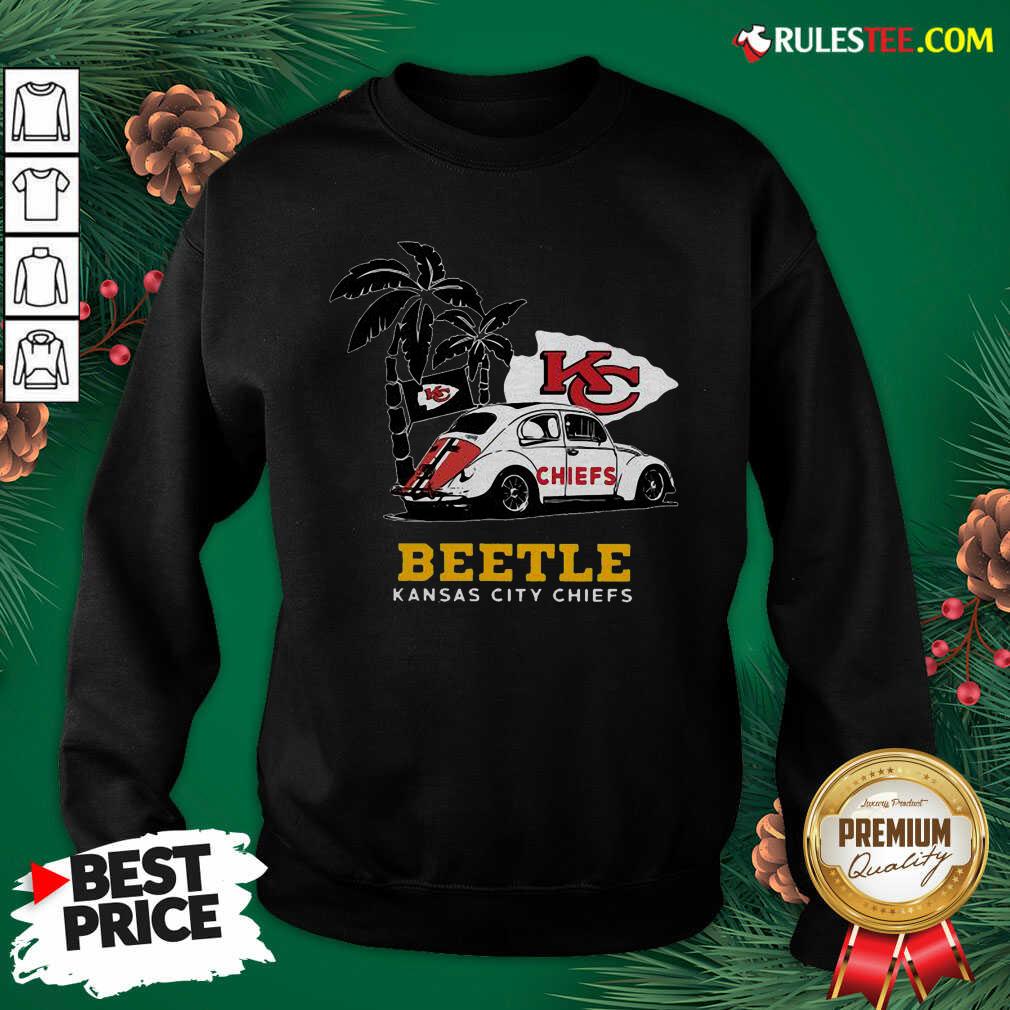 Awesome Volkswagen Beetle Kansas City Chiefs Shirt - Image 2
