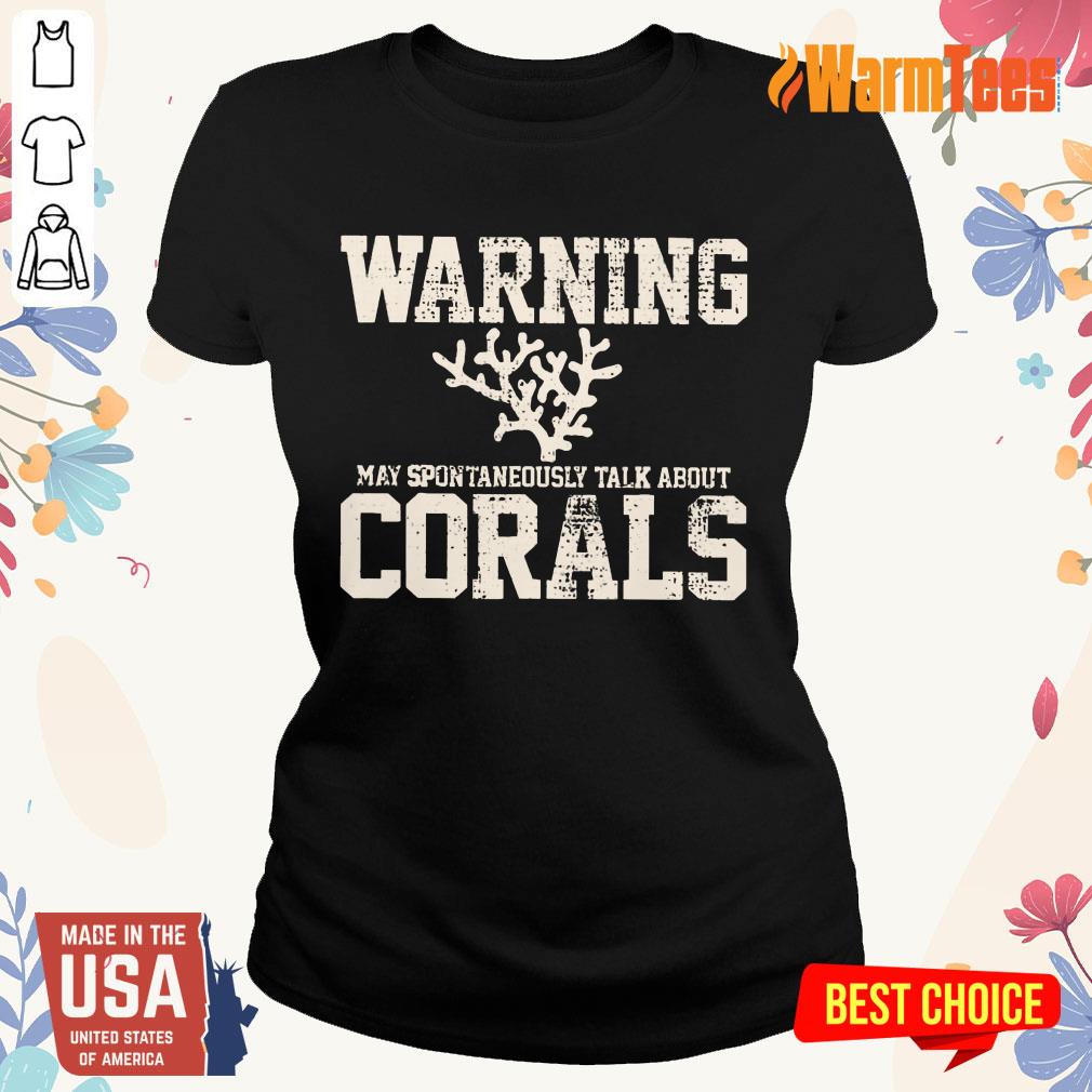 Awesome Warning Coral Aquarist Shirt - Image 3