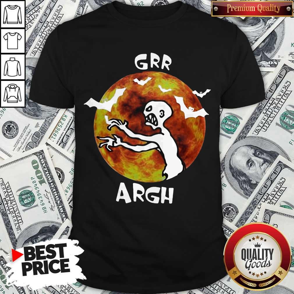 Awesome Zombie Vampire Grr Argh Mutant Enemy Halloween Shirt