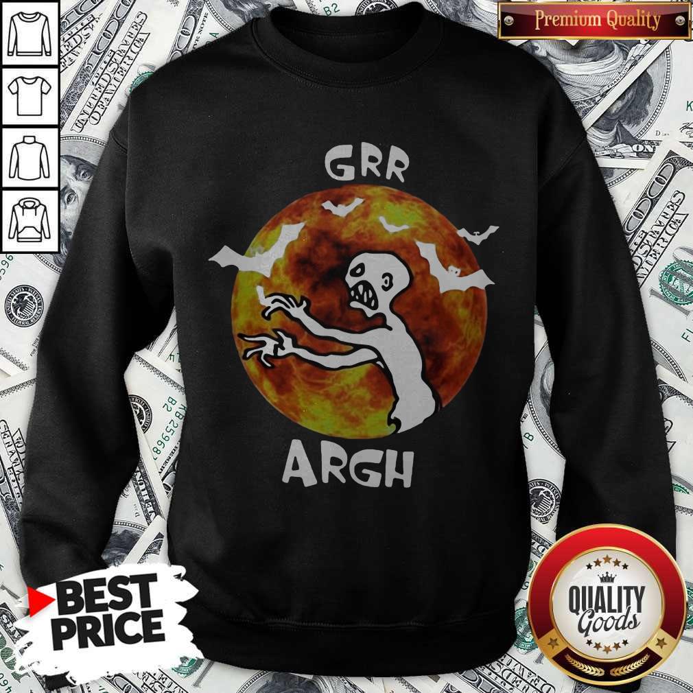 Awesome Zombie Vampire Grr Argh Mutant Enemy Halloween Shirt - Image 4