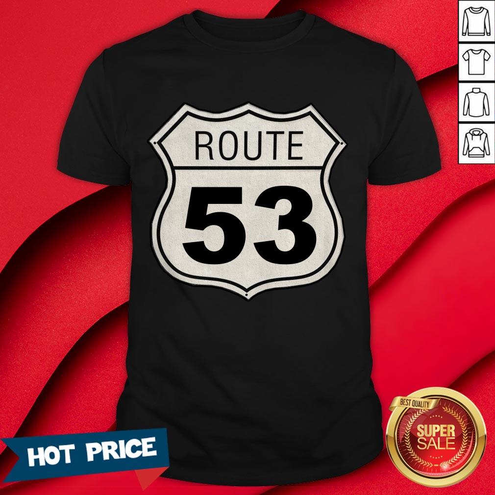 AWS DNS Route 53 Cloud Tee Road Traffic Sign T-Shirt