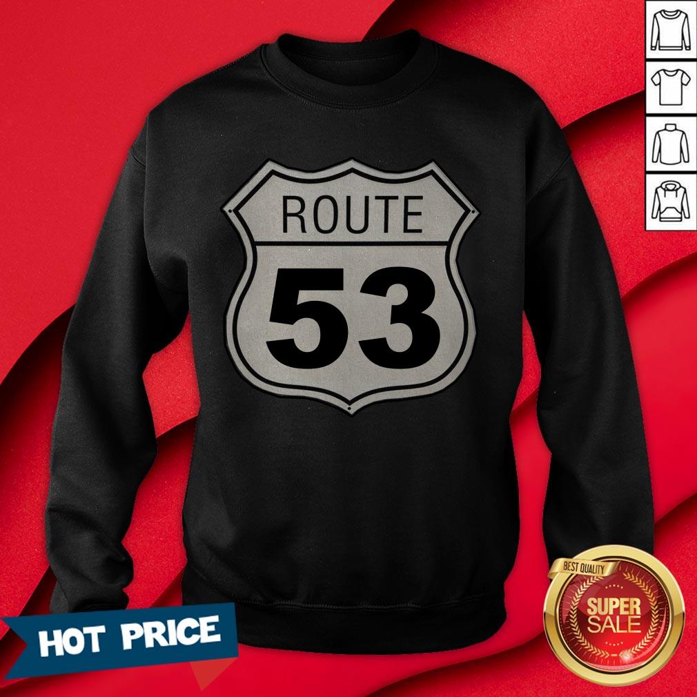 AWS DNS Route 53 Cloud Tee Road Traffic Sign T-Shirt - Image 4