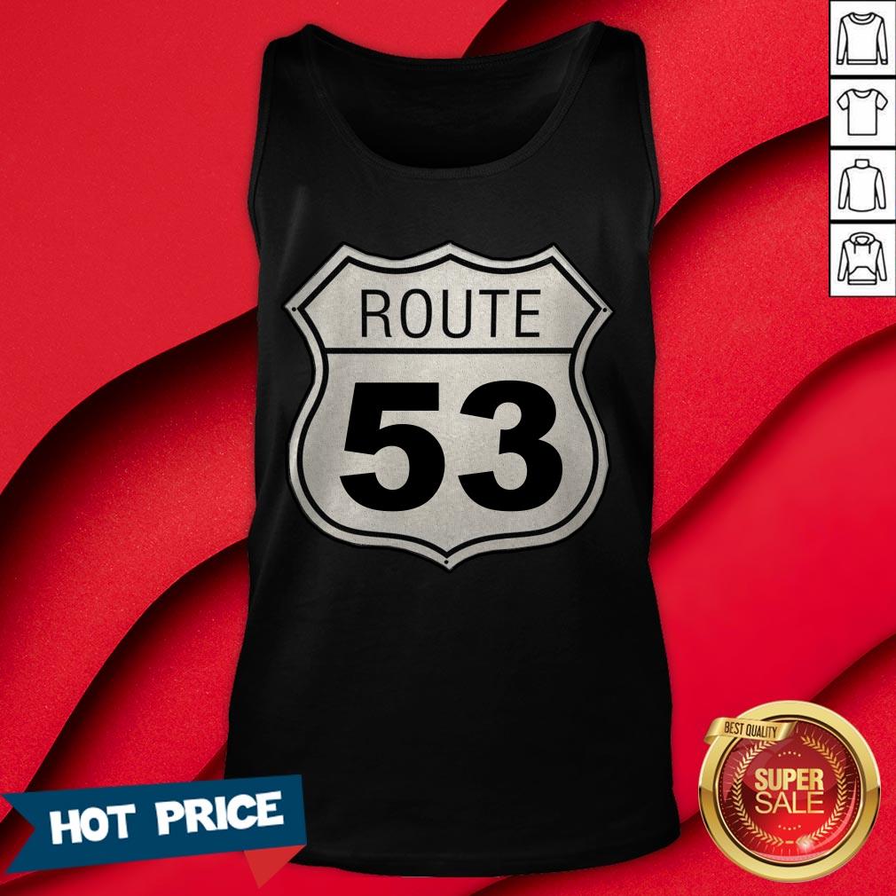 AWS DNS Route 53 Cloud Tee Road Traffic Sign T-Shirt - Image 2