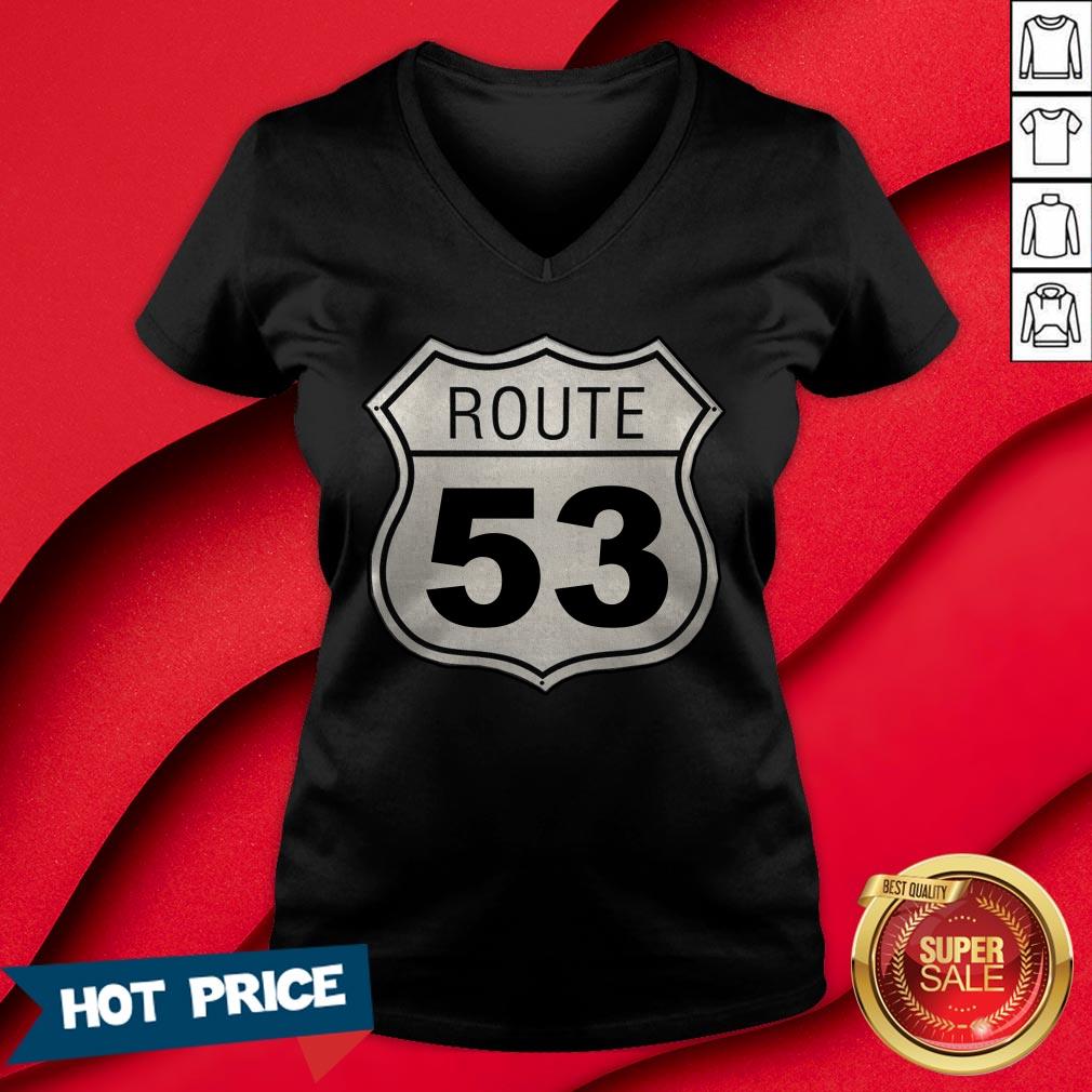 AWS DNS Route 53 Cloud Tee Road Traffic Sign T-Shirt - Image 3