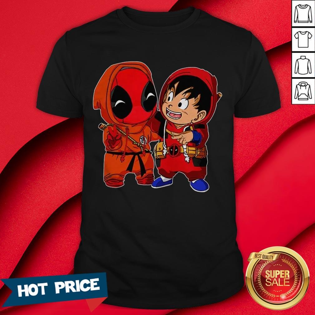 Baby Deadpool And Son Goku Shirt