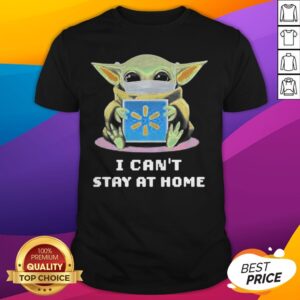 Baby Yoda Mask Hug Walmart I Can’t Stay At Home Shirt