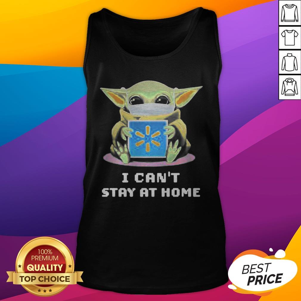 Baby Yoda Mask Hug Walmart I Can’t Stay At Home Shirt - Image 5