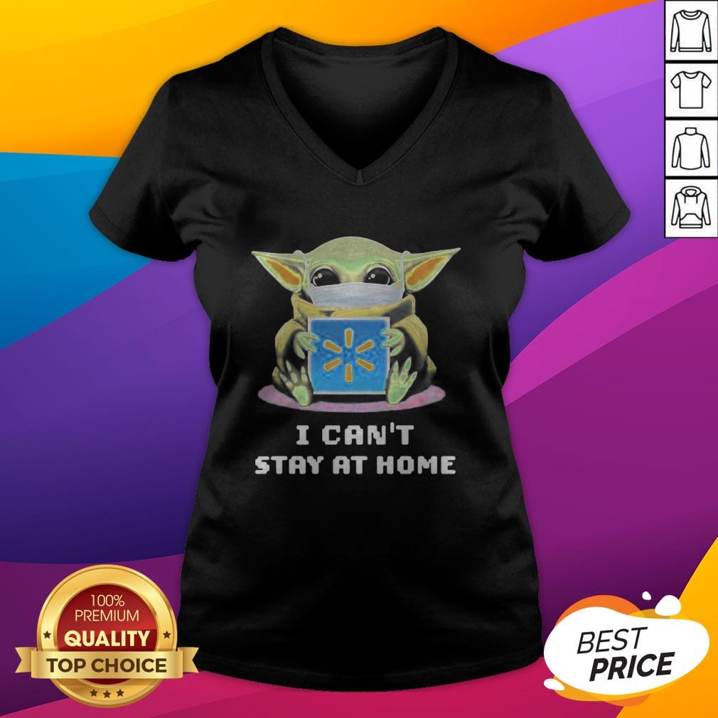 Baby Yoda Mask Hug Walmart I Can’t Stay At Home Shirt - Image 4
