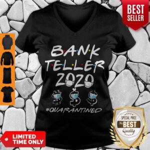 Alternative view of Bank Teller 2020 #Quarantined COVID-19 Shirt
