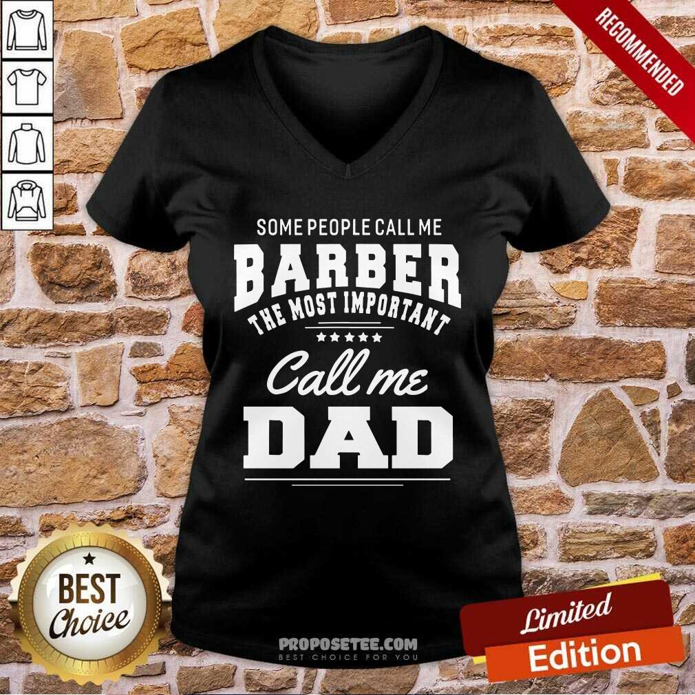 Barber Call Me Dad Shirt - Image 3