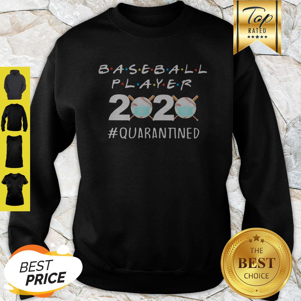 Baseball Player 2020 #Quarantined Coronavirus Shirt - Image 3