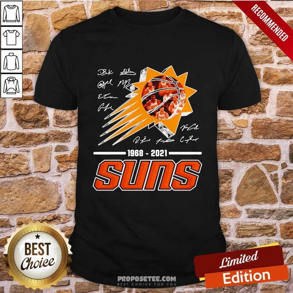Basketball Phoenix Suns 1968 2021 Signature Shirt