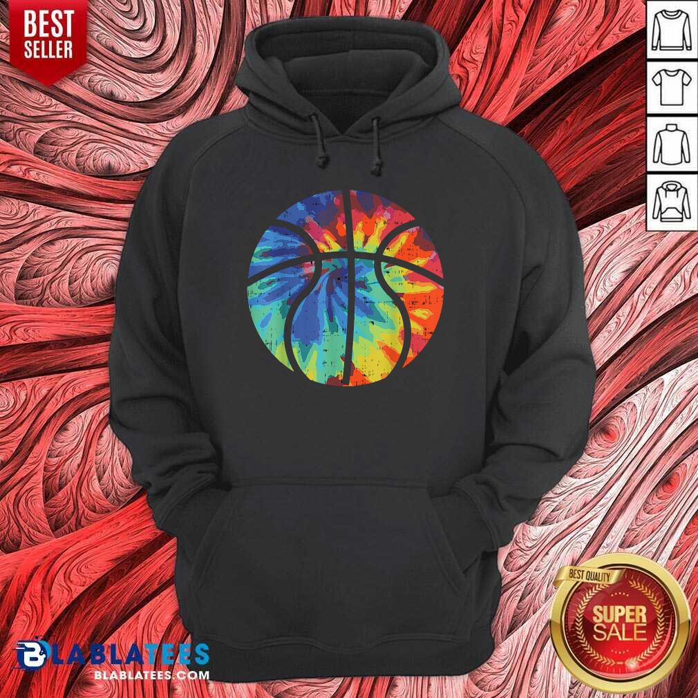 Basketball Tie Dye Vintage Retro Psychedelic Hippie Player Shirt - Image 5