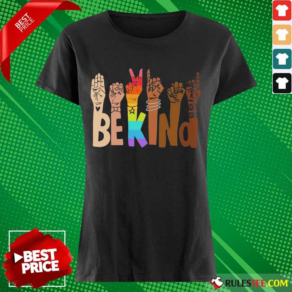 Be Kind Skin Color LGBT Shirt - Image 3
