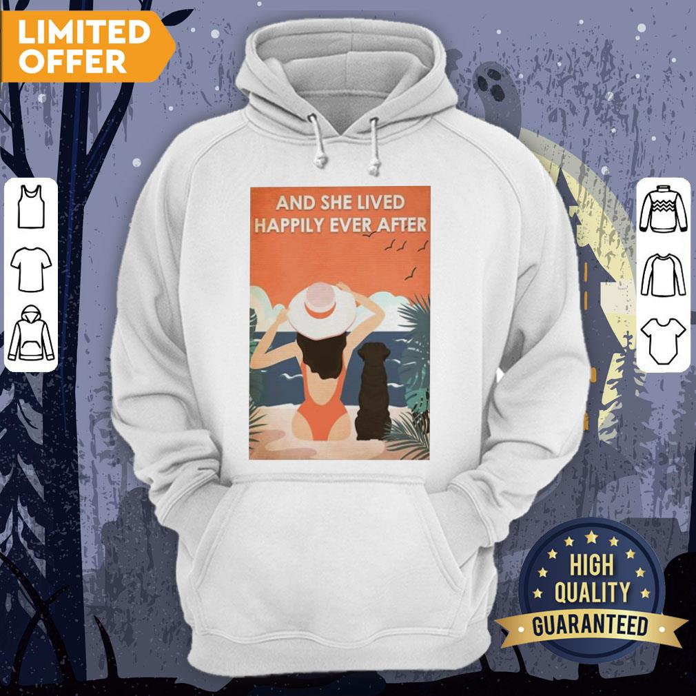 Beach And She Lived Happily Ever After Shirt - Image 5