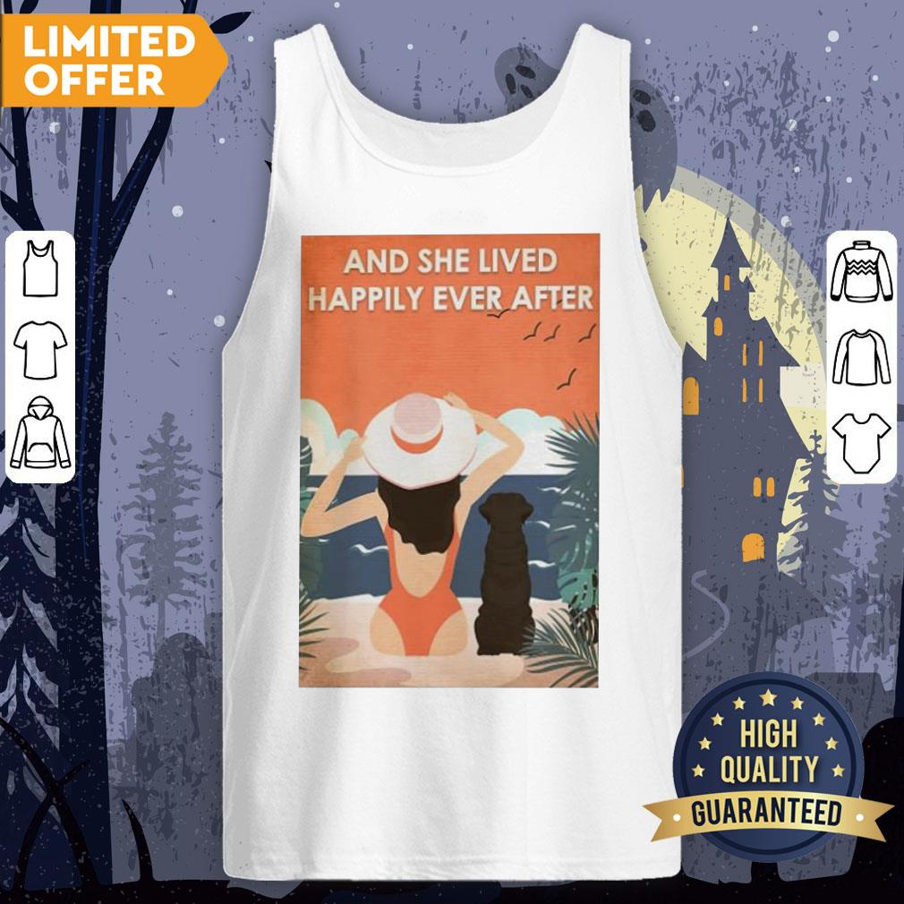Beach And She Lived Happily Ever After Shirt - Image 2
