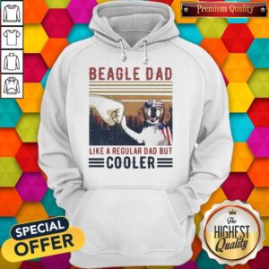 Alternative view of Beagle Dad Like A Regular Dad But Cooler Happy Father’s Day Shirt