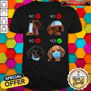 Beagle How To Wear Your Face Mask Shirt