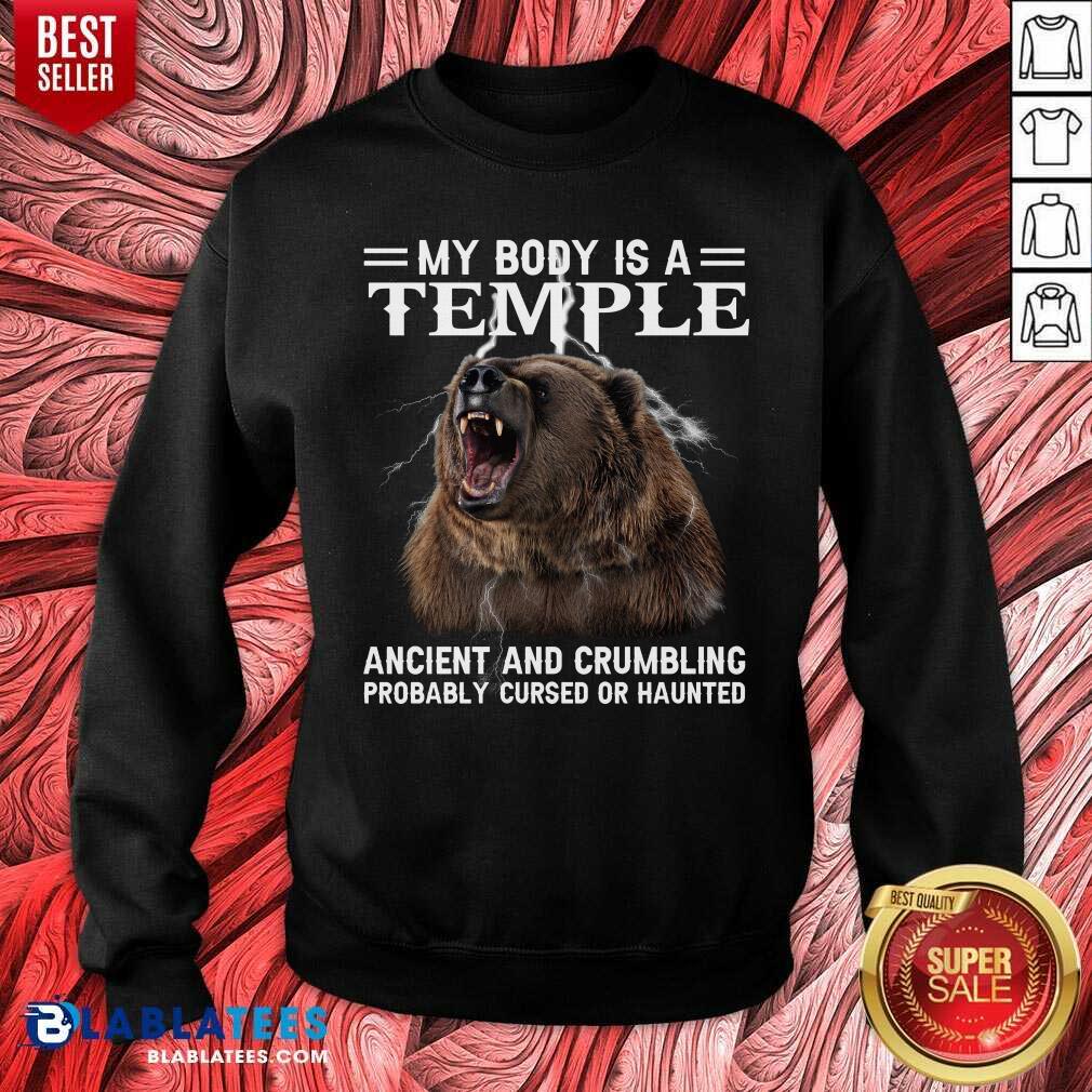 Bear My Body Is A Temple Shirt - Image 4
