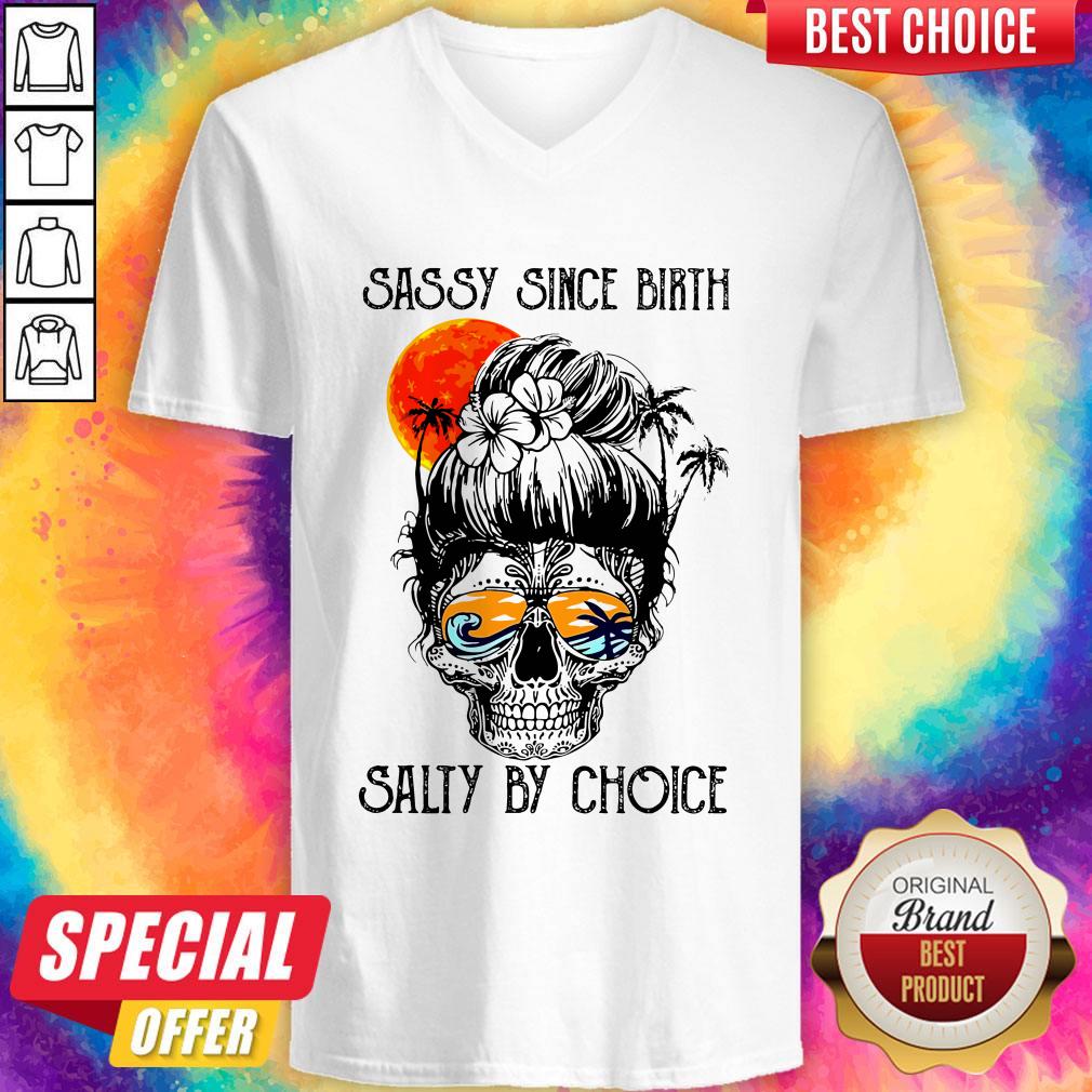Beautiful Ocean Sassy Since Birth Salty By Choice Shirt - Image 2