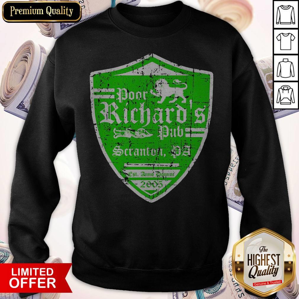 Beautiful Poor Richard´s Pub From The Office Shirt - Image 4